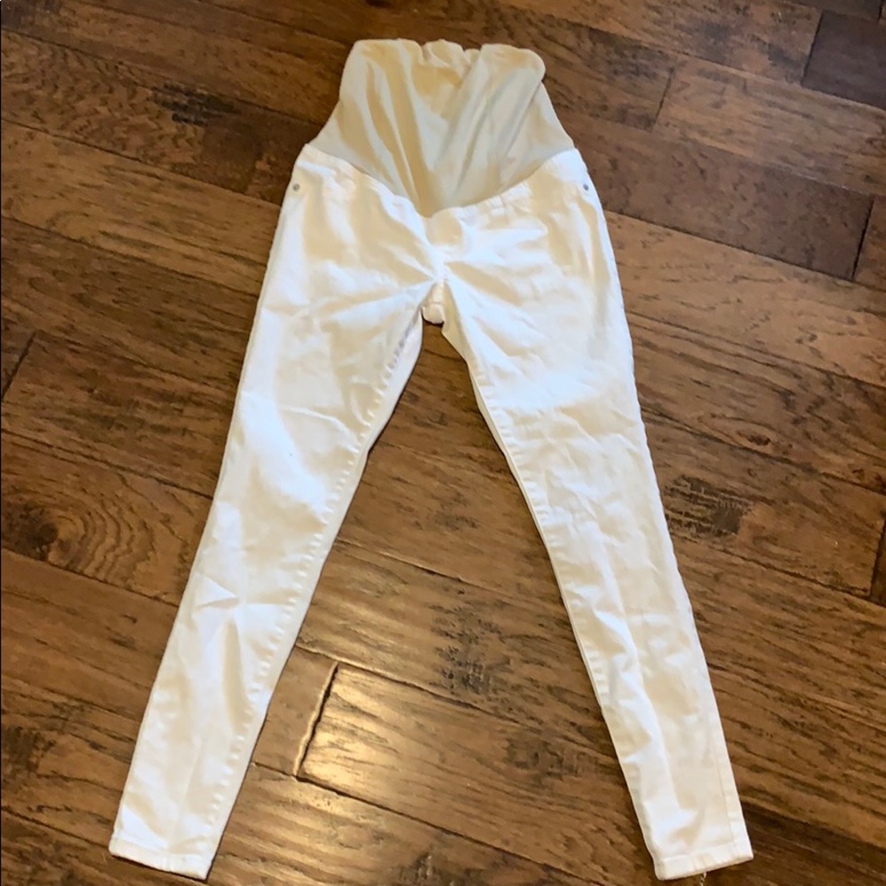Isabel Maternity White Skinny Jeans 00R